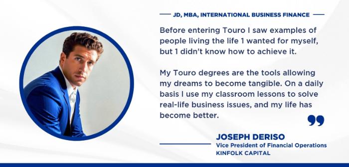 Joseph Deriso Headshot & Testimonial