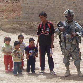 Touro Graduate School of Business student Bruce Alexis served in Iraq. 