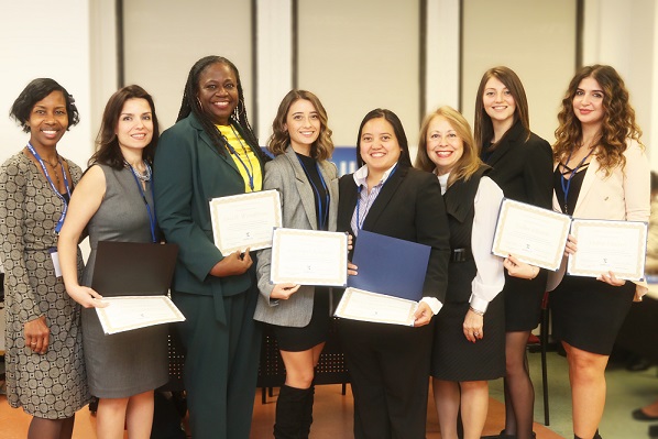 Panelist from Left: Pinar Otman, Tugcenur Bahadir, Mary Charmel Samonte, Esther Elkouss, and Nadine Elmasri.