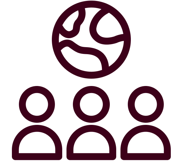 people with earth